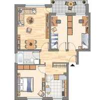 Wohnung zum Mieten in Flensburg 679,00 € 77.66 m²