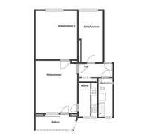 Wohnung zum Kaufen in Hildesheim 89.000,00 € 65.6 m²