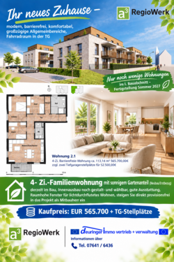 Foto - Wohnung zum Kaufen in Reute 565.700,00 € 114 m²