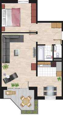 Foto - Wohnung zum Kaufen in Köln 239.000,00 € 65 m²