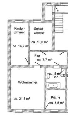 Foto - Wohnung zum Mieten in Werdau 328,00 € 65.61 m²