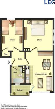 Foto - Wohnung zum Mieten in Siegburg 517,00 € 50.94 m²