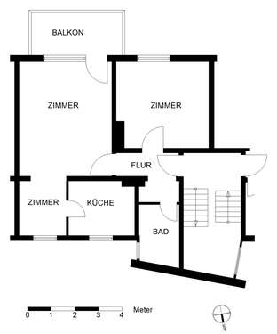 Foto - Wohnung zum Mieten in Bremerhaven 349,00 € 52.52 m²