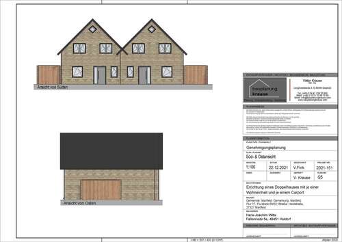 Foto - Grundstück zu verkaufen in Martfeld 114.950,00 € 671 m²