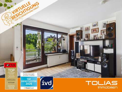 Foto - Wohnung zum Kaufen in Stuttgart 139.000,00 € 32.33 m²