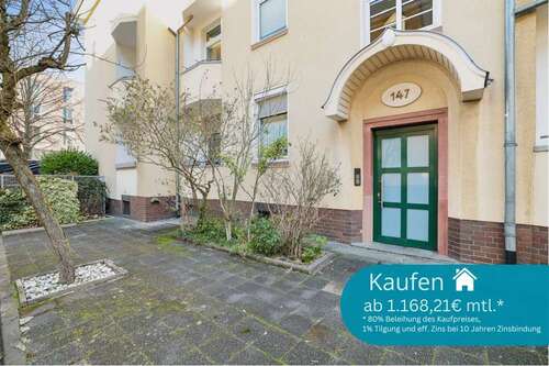 Foto - Wohnung zum Kaufen in Frankfurt am Main 329.000,00 € 58.4 m²
