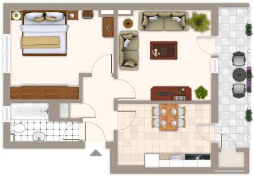 Foto - Wohnung zum Mieten in Mönchengladbach 509,00 € 51.5 m²