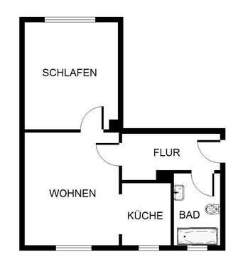 Foto - Wohnung zum Mieten in Bergkamen 339,00 € 39.15 m²