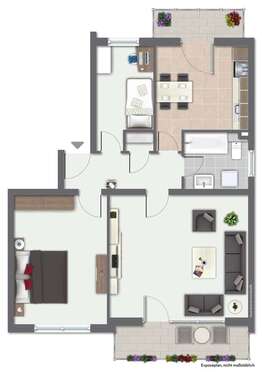 Foto - Wohnung zum Kaufen in Ginsheim-Gustavsburg 185.000,00 € 75 m²