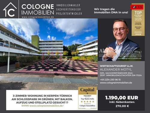 Foto - Wohnung zum Mieten in Kerpen 920,00 € 83 m²