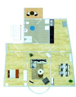 Foto - Wohnung zum Mieten in Saarlouis 650,00 € 80 m²