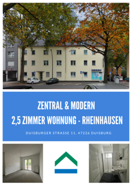 Foto - Wohnung zum Mieten in Duisburg 510,94 € 58.46 m²