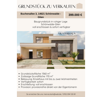 Grundstück zu verkaufen in Schönwalde-Glien 399.000,00 € 1360 m²