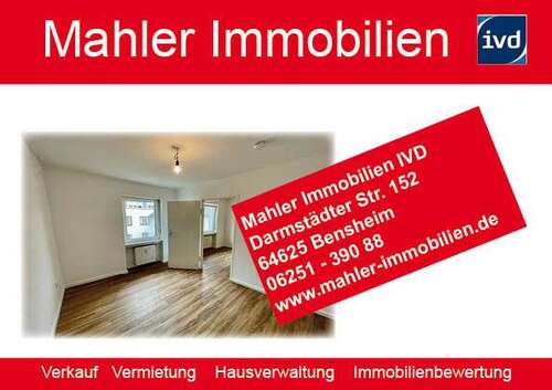 Foto - Wohnung zum Mieten in Bensheim 490,00 € 39 m²