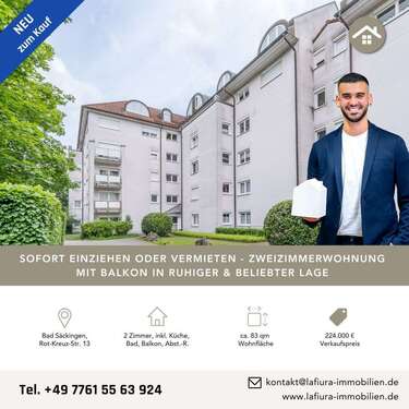 Foto - Wohnung zum Kaufen in Bad Säckingen 224.000,00 € 82.51 m²