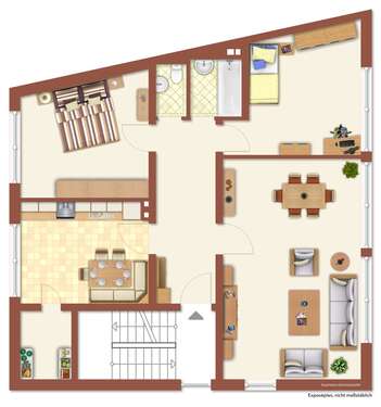 Foto - Wohnung zum Mieten in Aachen 900,00 € 100 m²