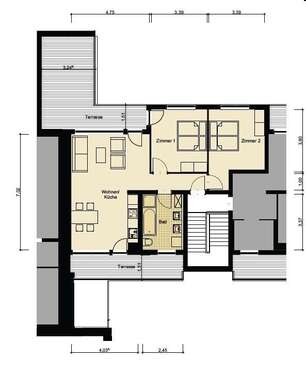 Foto - Wohnung zum Mieten in Berlin 1.969,00 € 82.42 m²