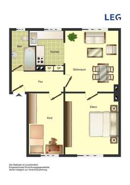 Foto - Wohnung zum Mieten in Bocholt 479,00 € 52 m²