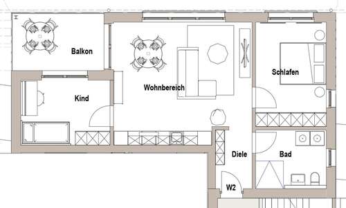 Foto - Wohnung zum Kaufen in Affalterbach 457.620,00 € 71.27 m²