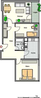 Foto - Wohnung zum Mieten in Kreuztal 359,00 € 79.32 m²