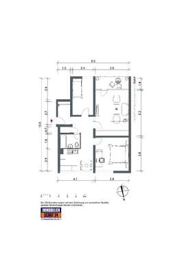 Foto - Wohnung zum Mieten in Kreuztal 389,00 € 75 m²