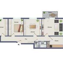 Wohnung zum Kaufen in Karlsruhe 363.000,00 € 96 m²