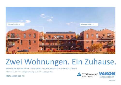 Foto - Wohnung zum Kaufen in Oststeinbek 849.200,00 € 154 m²