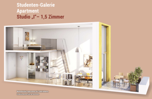 Foto - Wohnung zum Kaufen in Augsburg 239.000,00 € 32 m²