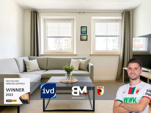 Foto - Wohnung zum Kaufen in Augsburg Oberhausen 199.000,00 € 59 m²