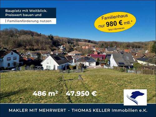 Foto - Grundstück zu verkaufen in Hirzenhain 47.950,00 € 486 m²