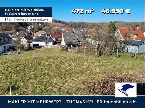 Foto - Grundstück zu verkaufen in Hirzenhain 46.950,00 € 472 m²