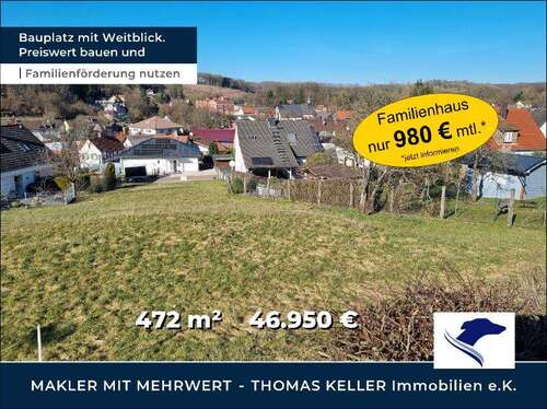 Foto - Grundstück zu verkaufen in Hirzenhain 46.950,00 € 472 m²