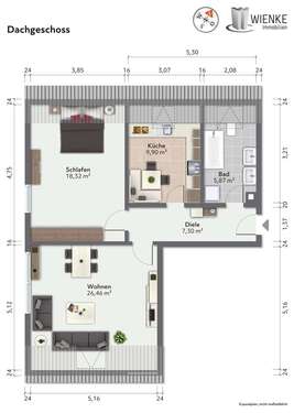 Foto - Wohnung zum Mieten in Albbruck 620,00 € 52.45 m²