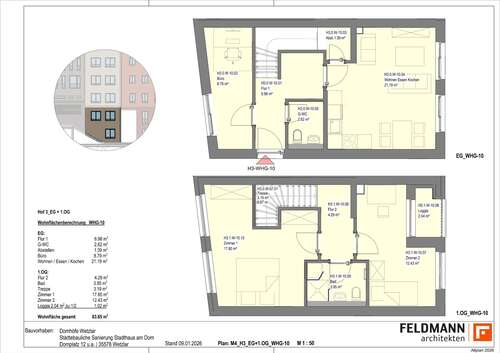 Foto - Wohnung zum Mieten in Wetzlar 1.140,00 € 83.68 m²