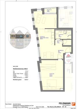 Foto - Wohnung zum Mieten in Wetzlar 1.170,00 € 66.06 m²