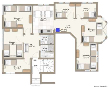 Foto - Wohnen auf Zeit in Rüsselsheim 950,00 €