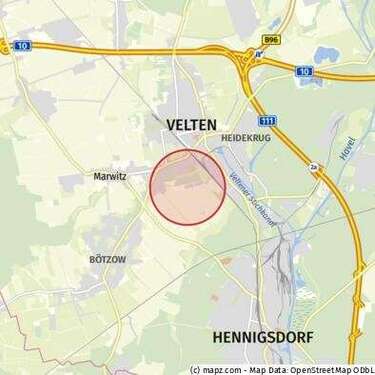 Foto - Grundstück zu verkaufen in Velten 240.000,00 € 1498 m²