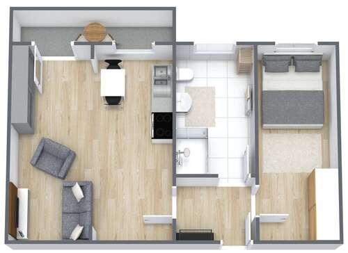 Foto - Wohnung zum Mieten in Wernigerode 341,52 € 42.69 m²