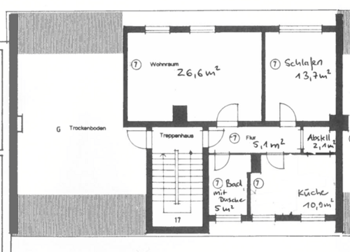 Foto - Wohnung zum Kaufen in Neubrandenburg 122.000,00 € 63.55 m²