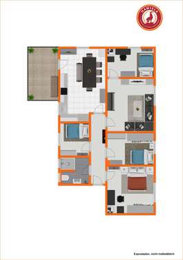 Foto - Wohnung zum Kaufen in Bibertal 239.000,00 € 99 m²