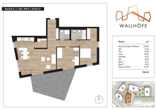Foto - Wohnung zum Mieten in Ratingen 1.795,00 € 115.42 m²
