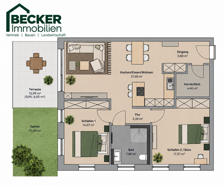 Foto - Wohnung zum Kaufen in Brilon 404.900,00 € 93 m²