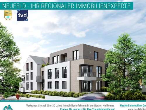 Foto - Wohnung zum Mieten in Oedheim 995,00 € 64.14 m²