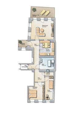 Foto - Wohnung zum Mieten in Görlitz 1.109,00 € 111 m²