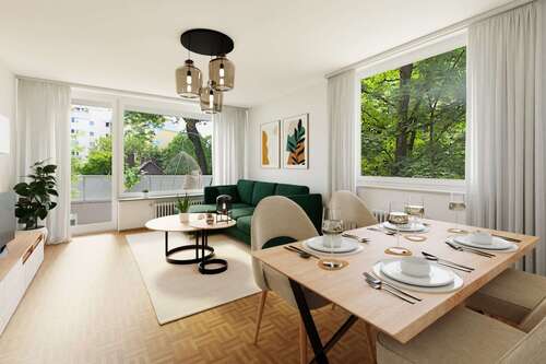 Foto - Wohnung zum Mieten in Augsburg 975,00 € 65 m²