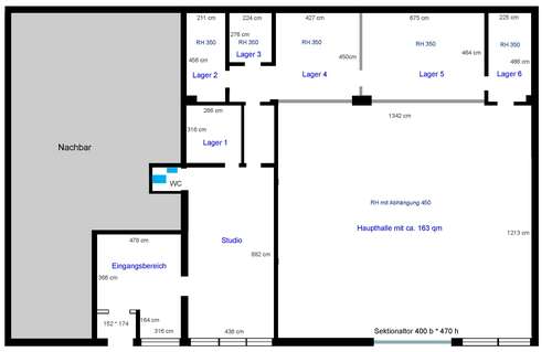Foto - Halle in Ditzingen 1.430,00 € 300 m²