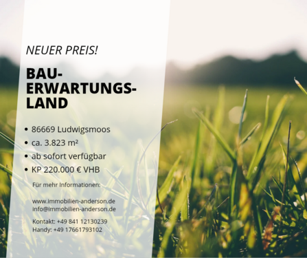 Foto - Grundstück zu verkaufen in Königsmoos 220.000,00 € 3823 m²