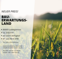 Grundstück zu verkaufen in Königsmoos 220.000,00 € 3823 m²