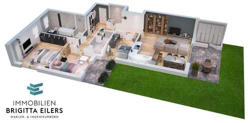 Foto - Wohnung zum Kaufen in Achim 639.000,00 € 134.97 m²