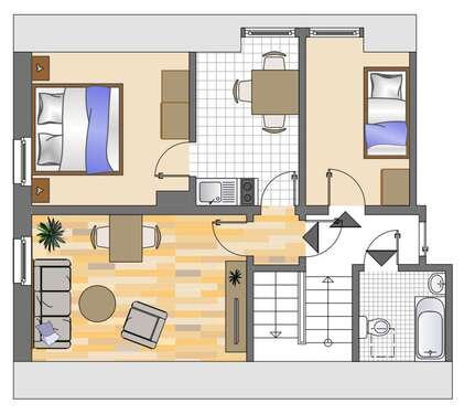 Foto - Wohnung zum Mieten in Wetter 359,00 € 41.65 m²